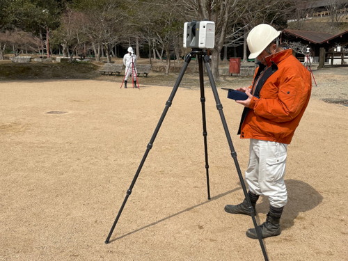 地上レーザ測量イメージ